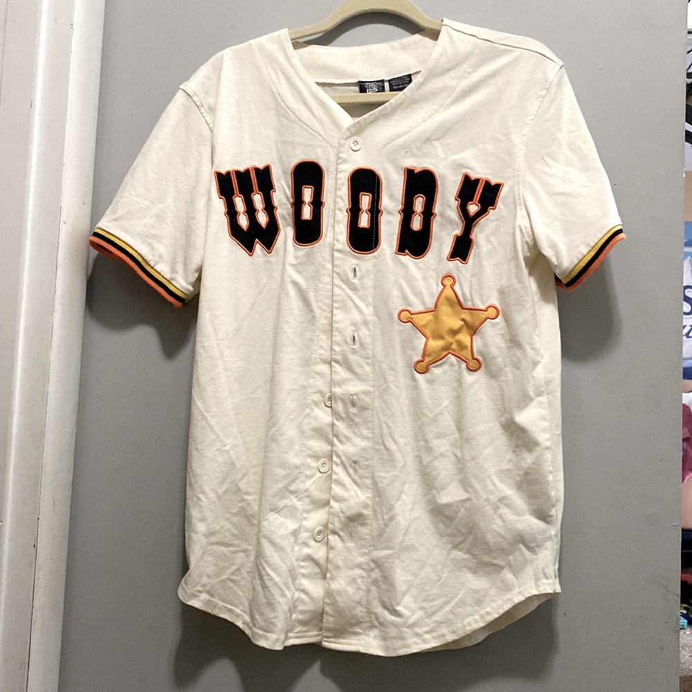 Woody Andy boxlunch jersey Pixar Disney
